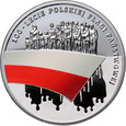 131. Polska, III RP, 10 złotych 2019, 100-lecie Polskiej Flagi
