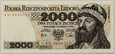 Polska, PRL, Warszawa, 2000 złotych 1.06.1979, seria AG