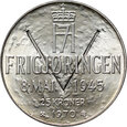 Norwegia, Olaf V, 25 koron 1970, 25. Rocznica Wyzwolenia Norwegii