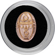 41. Czad, 3000 franków 2019, Jajo Rosebud Faberge 1895, złoto