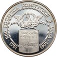 8. Polska, III RP, 200000 złotych 1991, 200. Rocznica Konstytucji