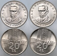 154. Polska, PRL, 4 x 20 złotych 1973-1976