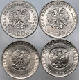 154. Polska, PRL, 4 x 20 złotych 1973-1976