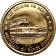 30. Wybrzeże Kości Słoniowej, 1500 franków 2007, Koloseum, złoto