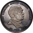 Niemcy, srebrny medal z 1898 roku. Otto von Bismarck