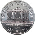 8. Austria, 1,50 euro 2009, Filharmonia Wiedeńska, 1 Oz Ag999