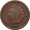 343.  USA, 1 cent 1865, Indianin