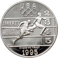 168. USA, zestaw 3 monet 1995, Olimpiada Atlanta 1996, PROOF