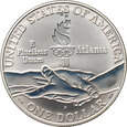 168. USA, zestaw 3 monet 1995, Olimpiada Atlanta 1996, PROOF