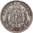 Francja, Napoleon III, 5 franków 1868 BB