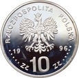 8. Polska, III RP, 10 złotych 1996, Zygmunt II August, Popiersie