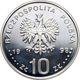 15. Polska, III RP, 10 złotych 1998, Zygmunt III Waza, Półpostać