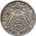 Niemcy, Prusy, Wilhelm II, 2 marki 1902 A