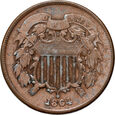 USA, 2 centy 1864