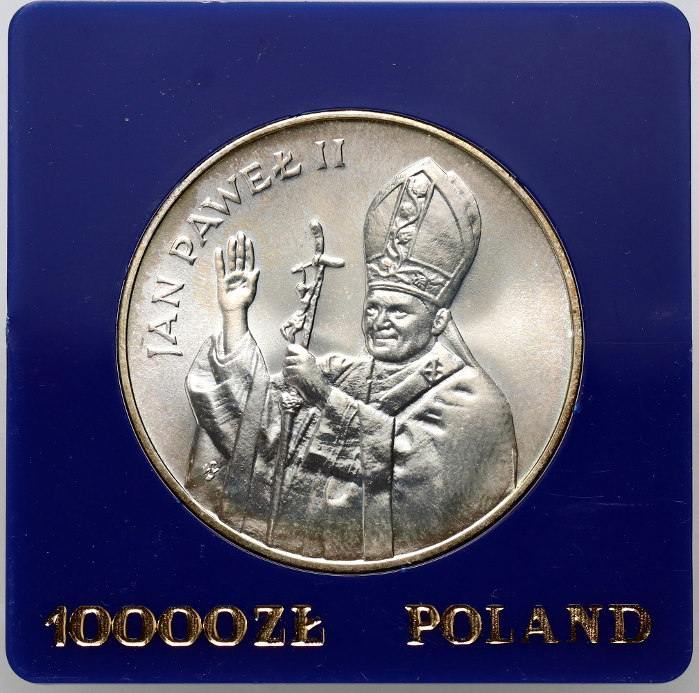 52. Polska, PRL, 10000 złotych 1987, Jan Paweł II