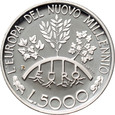 61. San Marino, 5000 lirów 1998, Europa w Nowym Tysiącleciu