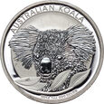 9. Australia, Elżbieta II, dolar 2014 P, Koala, 1 Oz Ag999