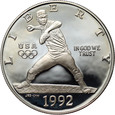 38. USA, dolar 1992 S, XXV Olimpiada, PROOF #AR