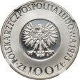 Polska, PRL, 100 złotych 1973, Mikołaj Kopernik, NGC PF69