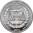 44. Somaliland, 1000 szylingów 2013, Rok Węża, 1 Oz Ag999