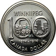 224. Kanada, Elżbieta II, 1 dolar 1974, 100 Lat Winnipeg