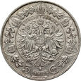 7. Austria, Franciszek Józef I, 5 koron 1907, rzadszy rocznik
