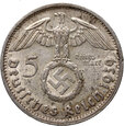 224. Niemcy, III Rzesza, 5 marek 1939 G, Paul von Hindenburg, #V23