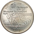 Kanada, Elżbieta II, 10 dolarów 1975, Kajakarstwo