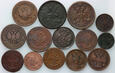95. Rosja, zestaw 14 monet 1855-1879