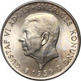 33. Szwecja, Gustaw VI Adolf, 5 koron 1959, Konstytucja