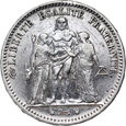 Francja, 5 franków 1874 A, Herkules