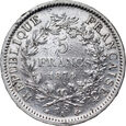 Francja, 5 franków 1874 A, Herkules