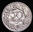 50 groszy 1923 - super destrukt! bardzo mocna skrętka!