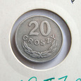 H12.  PRL, POLSKA, 20 GROSZY 1957