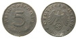 6699. NIEMCY - III RZESZA, 5 REICHSPFENNIG 1942 F