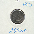 H830.  PRL, POLSKA,  10GR. 1965