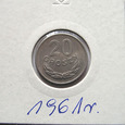 B418.  PRL, POLSKA,  20 GR. 1961