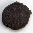 5131. BIZANCJUM, JUSTYNIAN I (527-565),1/2 FOLISA