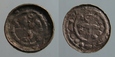 5083. POLSKA, DENAR KRZYŻOWY, XIw, 13,77mm, 0,78g.