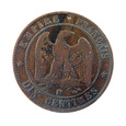 6854 FRANCJA - NAPOLEON III, 10 CENTIMES 1855