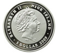 NIUE ISLAND, 1 DOLLAR 2009 ROK TYGRYSA 