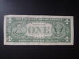 Banknot 1 dolar 1957 rok - niebieska pieczęć USA.