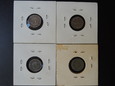 Lot. monet 1/10 guldena 1944,48,57 i 10 centów 1885 rok.