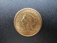 Moneta złota 2 i pół dolara 1905 rok 