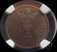 Moneta Pfennig 1937 r. - Danzig - NGC MS 63 BN