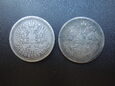 Lot. 2 monet 1/2 rubla 1897, 1899  rok - Mikołaj II.
