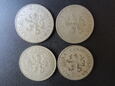 Lot. 4 sztuk monet 5 koron 1929 rok.