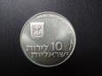 Moneta 10 lirot 1971 rok - Izrael.