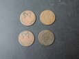 Lot 4 szt. monet: 3 x 1 Grosz 1839 r. + 1 Grosz 1824 r. 
