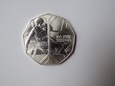 Moneta srebrna 5 euro 2005 r. Narciarstwo - Austria